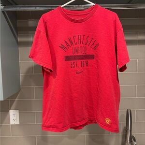 Y2K Manchester United Wayne Rooney Nike Team Tee Size M